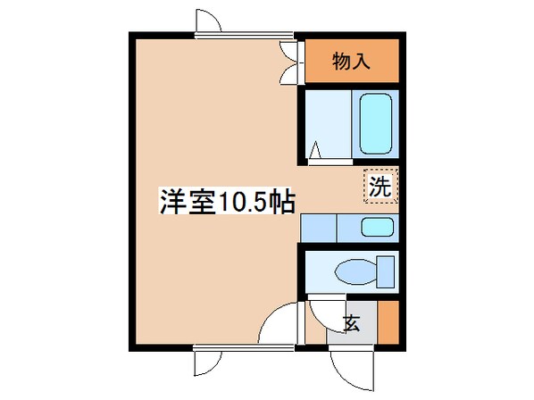 サルート文苑の物件間取画像